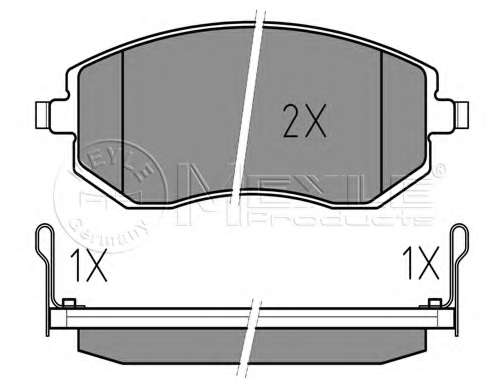 Колодки гальмівні (передні) Subaru BRZ/Forester/Impreza/Legacy/Outback/XV/Toyota GT 86 1.5-2.5 08-