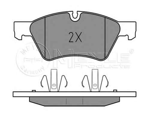 Колодки гальмівні (передні) MB E-class (W211)