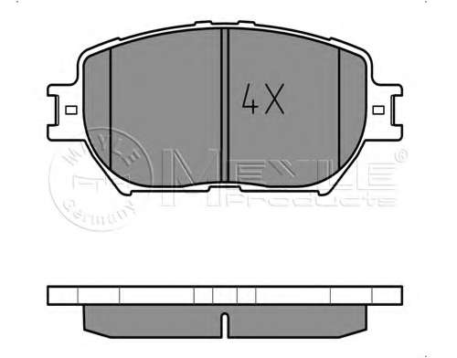 Колодки гальмівні (передні) Toyota Camry 01-06 (131.6x58.3)