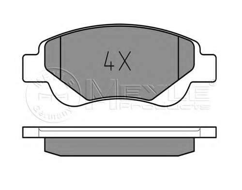 Колодки гальмівні (передні) Citroen С1/Peugeot 107/Toyota Aygo 05- (Bosch)