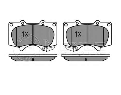 Колодки гальмівні (передні) Toyota Land Cruiser 02-