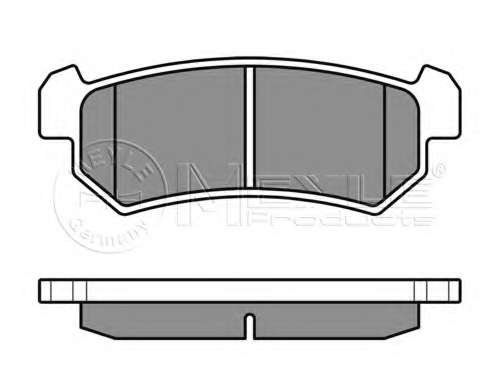 Колодки гальмівні (задні) Chevrolet Lacetti 05-