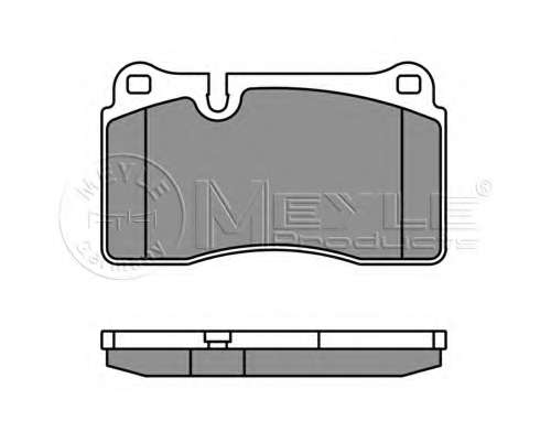 Колодки гальмівні (передні) VW Touareg 02- (Brembo)