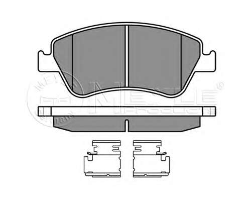 Комплект тормозных колодок, дисковый тормоз