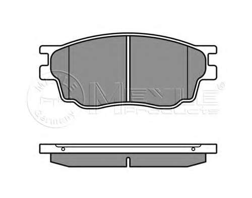 Колодки гальмівні (передні) Mazda 6 02-07 (131.2x56)