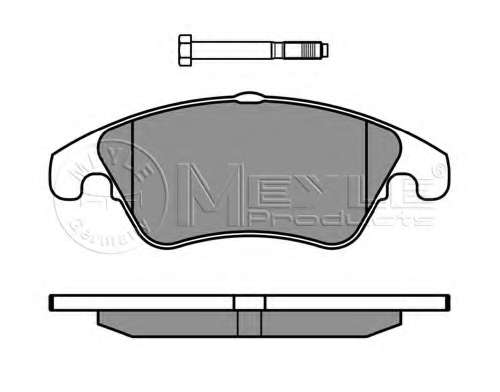 Колодки гальмівні (передні) MB C-class (W204/C204)/E-class (C207/A207) 07- (Lucas)