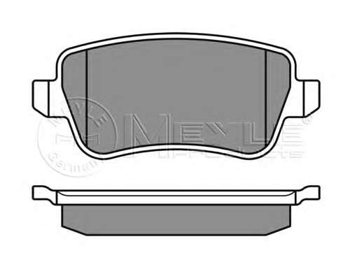 Комплект тормозных колодок, дисковый тормоз