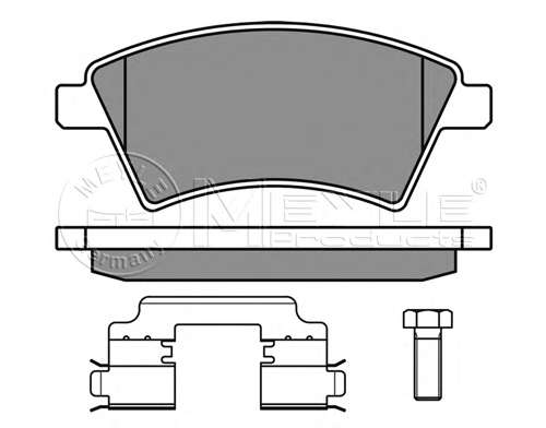 Колодки гальмівні (передні) Fiat Sedici/Suzuki SX4 06-