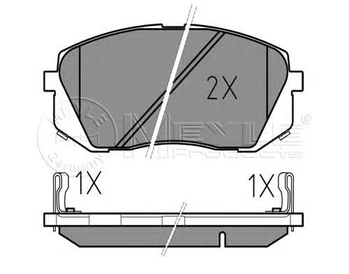 Колодки гальмівні (передні) Hyundai i40/ix35/Kia Sportage 10-