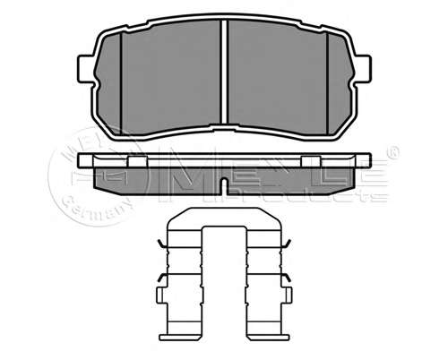 Колодки гальмівні (задні) Hyundai H-1/Starex 08-/Kia Carnival 06-