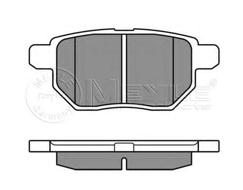 Колодки гальмівні (задні) Toyota Auris/IQ/Urban Cruiser 07-