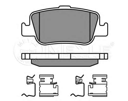 Колодки гальмівні (задні) Toyota Auris 06-/Corolla 1.3-2.0D 12- (Bosch)