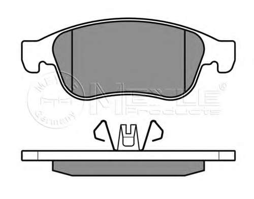 Колодки гальмівні (передні) Renault Fluence/Megane/Scenic 08-