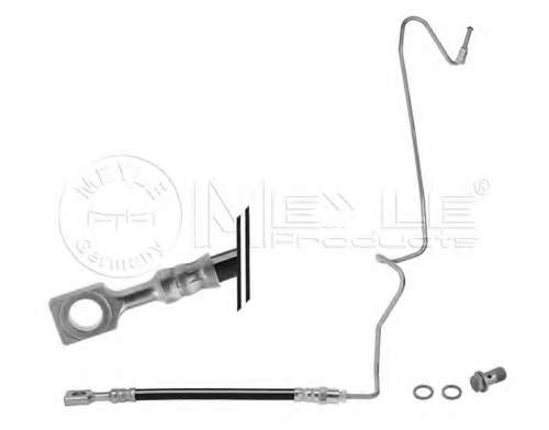 Шланг гальмівний (задній) VW Golf IV/Skoda Octavia 96- (R)