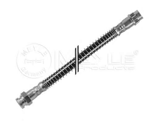 Шланг гальмівний (задній) Citroen C2/C3/Peugeot 1007 1.1-1.6D 02- (L=185mm)