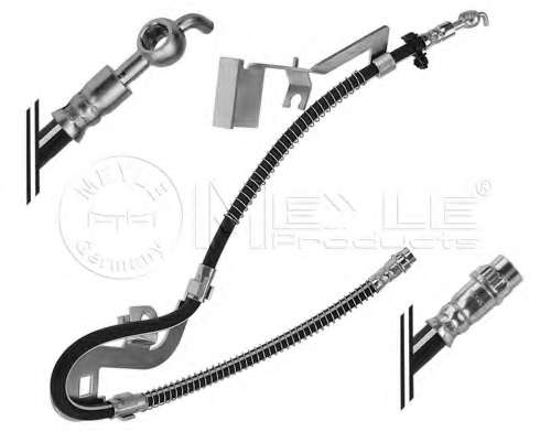 Шланг гальмівний (передній) Peugeot 407/407 SW (R) (780mm) 1.6D-3.0 04-