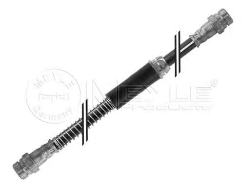 Шланг гальмівний (передній) Audi A3/VW Golf V 03-15 (L=528mm)