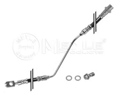 Шланг гальмівний (задній) BMW X5 (E53) 3.0d/3.0i-4.8is 00-06 (L) (570mm)