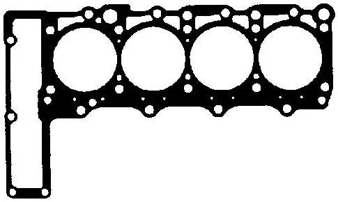 Прокладка ГБЦ MB C-class (W202)/E-class (W210) 2.2D 93-01 (OM604) (1.65mm), Ø90,00mm