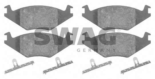 Комплект тормозных колодок, дисковый тормоз