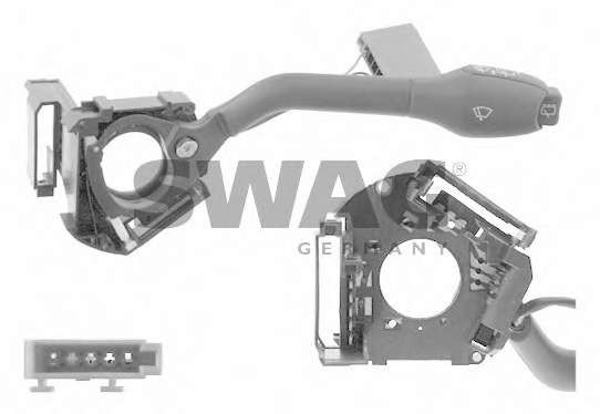 Переключатель стеклоочистителя. Выключатель на колонке рулевого управления