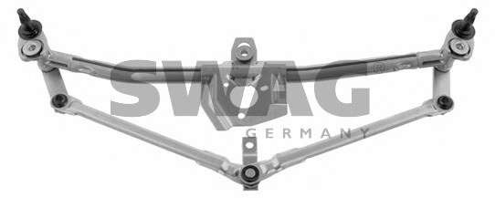 Система тяг и рычагов привода стеклоочистителя