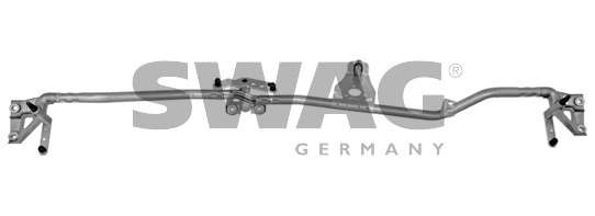 Система тяг и рычагов привода стеклоочистителя