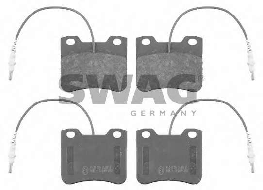 Гальмівні колодки, дискове гальмо (набір)