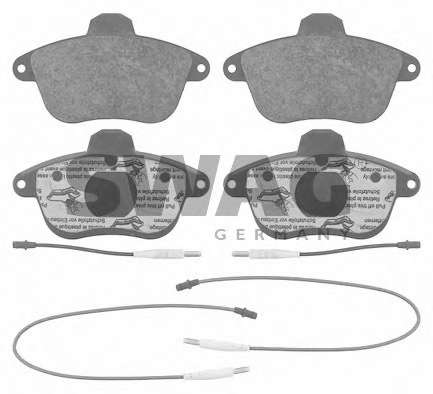 Гальмівні колодки, дискове гальмо (набір)
