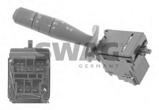 Выключатель, головной свет. Мигающий указатель. Выключатель на колонке рулевого управления