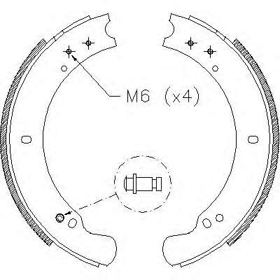 Комплект тормозных колодок
