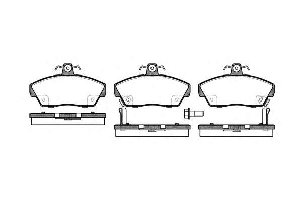 KLOCKI HAM. HONDA/ROVER 117.5x65.5x18.2 nie typ