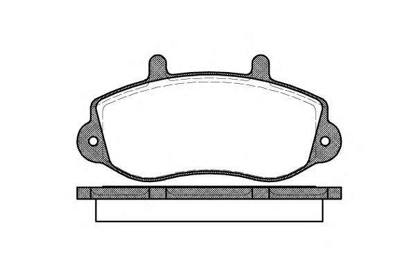 Колодки гальмівні  передні  98-06  R15  (тип BENDIX)