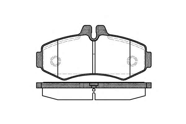 Тормозные колодки перед. Vito (638) 99-03