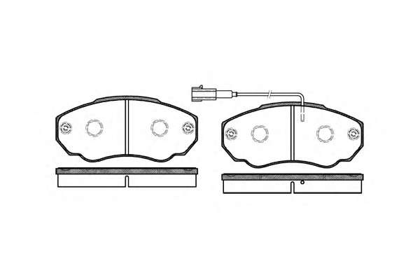 Колодки гальмівні  передні  02-06  R15 (1.4t)