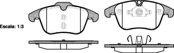 Колодки гальмівні  передні   Land Rover Freelander 07- (Ate-Teves)