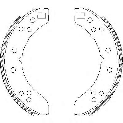 Комплект тормозных колодок
