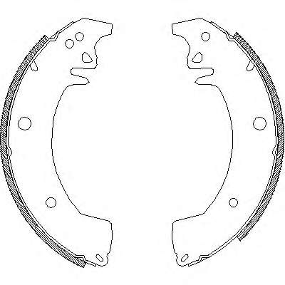Комплект тормозных колодок