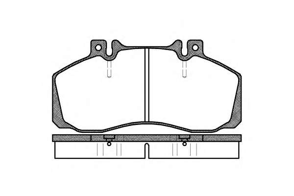 Комплект тормозных колодок, дисковый тормоз