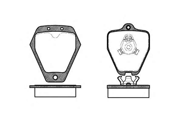 Комплект тормозных колодок, дисковый тормоз