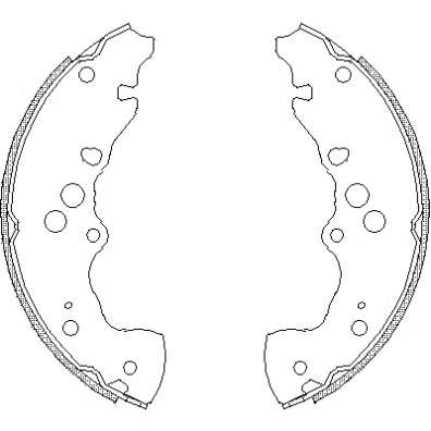 Комплект тормозных колодок
