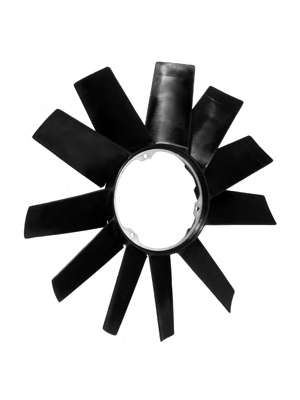 Крыльчатка вентилятора, охлаждение двигателя