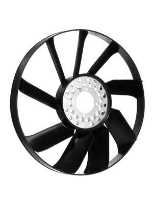 Крыльчатка вентилятора, охлаждение двигателя