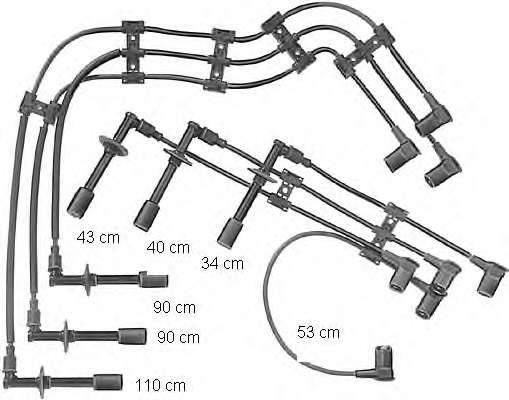 Комплект проводов зажигания