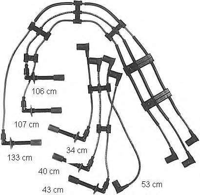 Комплект проводов зажигания