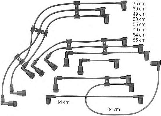 Комплект проводов зажигания