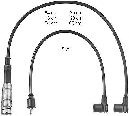 Комплект проводов зажигания