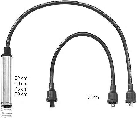 Комплект проводов зажигания