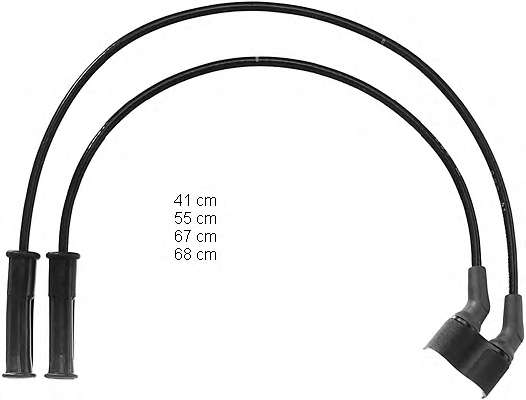 Високовольтні кабелі, комплект