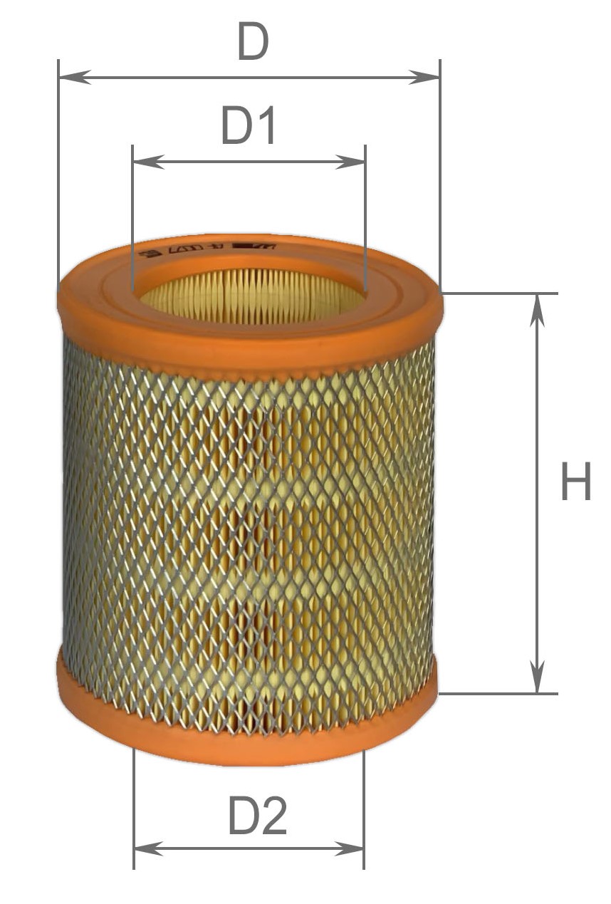 Елемент фільтруючий повітряний, модель AF0077, ТМ